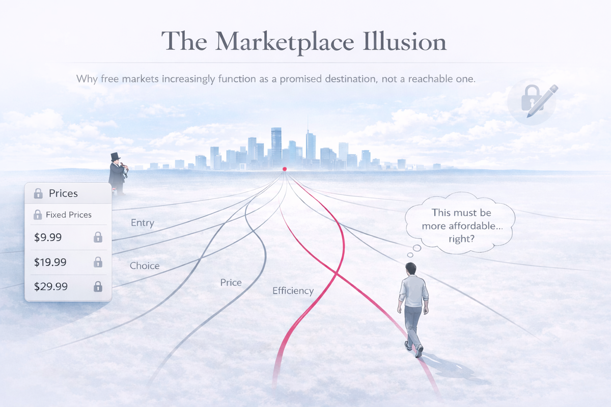 Everyone’s Competing, Nobody’s Cheaper: The Marketplace Illusion